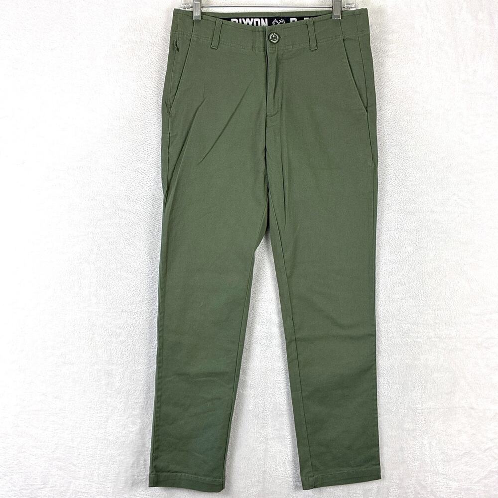 Dixxon Chino Pants Mens 30x30 Green D-Flexx Skate Grunge Preppy Classic